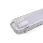 Noxion LED Lyslister Vanntett Armatur Poseidon V2.0 incl. 2x Noxion LED Lysrør T8 Standard Output 19W 2x2300lm - 830 Varm Hvit | 150cm