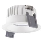 Ledvance LED spot Fix Aluminium Hvit 8W 720lm 36D - 940 kald hvit | Utskjæring 68mm - IP44 - beste fargegjengivelse - dimbar