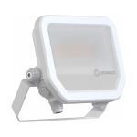 Ledvance LED Flomlys Aluminium Hvit 17W 2200lm 100D - 830 Varm Hvit | IP66 - Symmetrisk