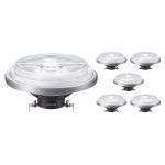 Fordelspakning 6x Philips MASTER LED Spot G53 AR111 10.8W 600lm 24D - 927 ekstra varm hvit | beste fargegjengivelse - dimbar - erstatter 50W