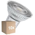 Fordelspakning 10x Ledvance LED Spot GU10 PAR16 6.1W 575lm 60D - 930 Varm Hvit | Beste Fargegjengivelse - Dimbar - Erstatter 80W