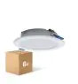 Fordelspakning 6x Fordelspakning 6x LED Downlight Pan 12W 960lm 830 Varm Hvit | 121mm - Utskjæring 100mm
