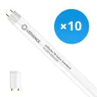 Fordelspakning 10x Ledvance LED Lysrør T8 Value (EM/Mains) Standard Output 18.3W 2000lm - 830 varm hvit | 150cm - erstatter 58W