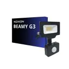 Noxion LED Flomlys Beamy G3 10W 1100lm 100D - 840 Kald Hvit | IP44 - Bevegelses- og Lyssensor - Symmetrisk